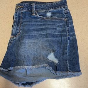 Denim shorts
